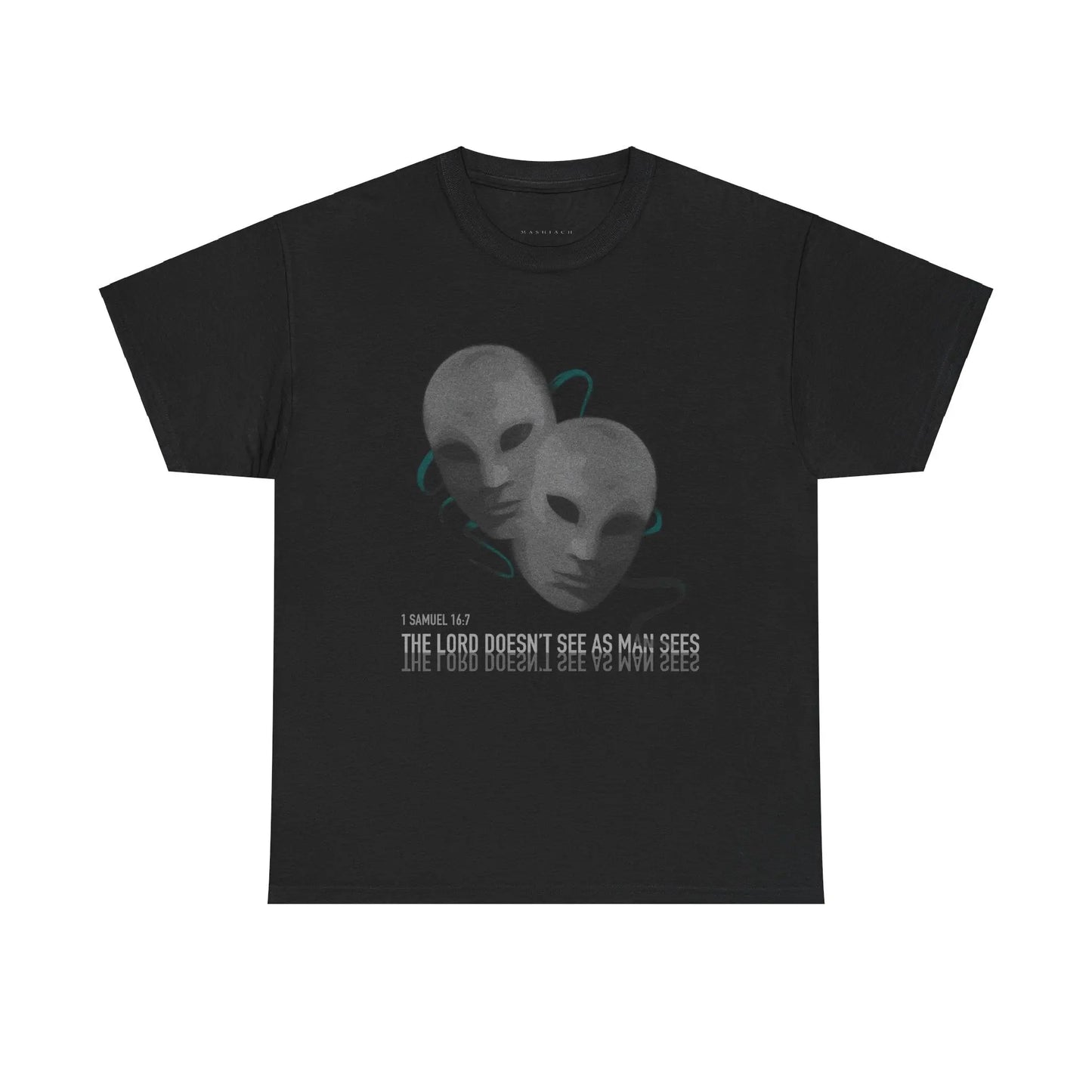 Masked T-shirt | Black Printify
