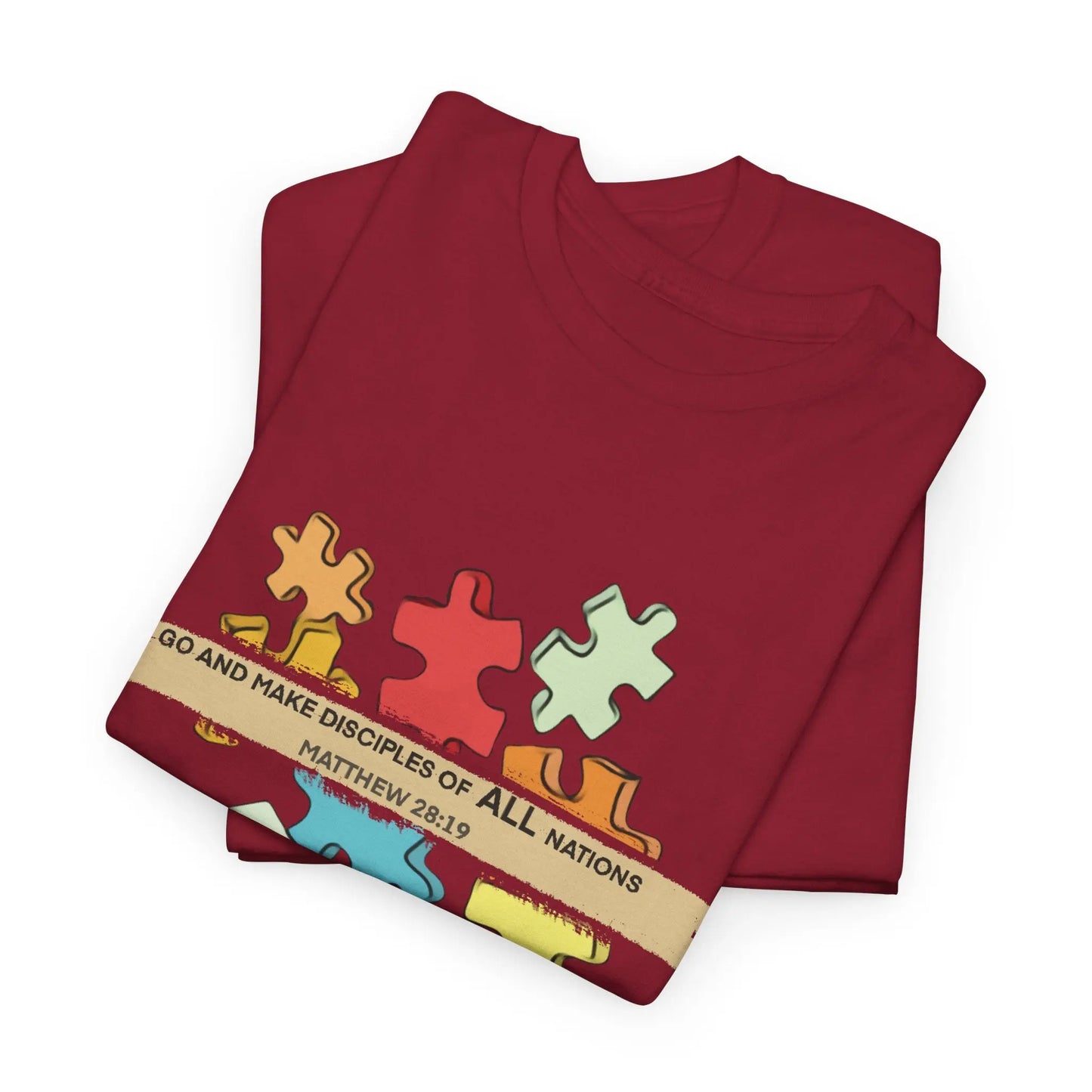 ALL NATIONS T-SHIRT | Cardinal Red Printify