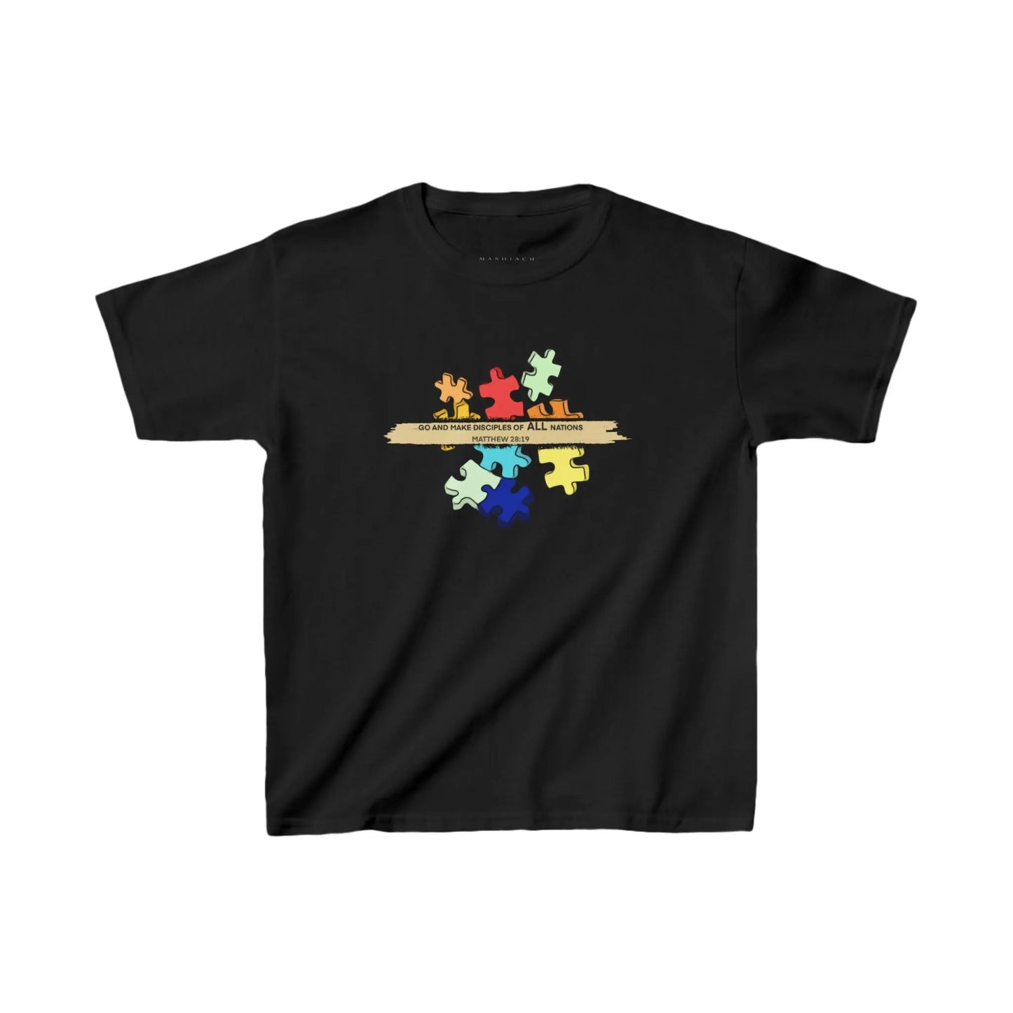 All Nations Youth T-shirt | Black Printify