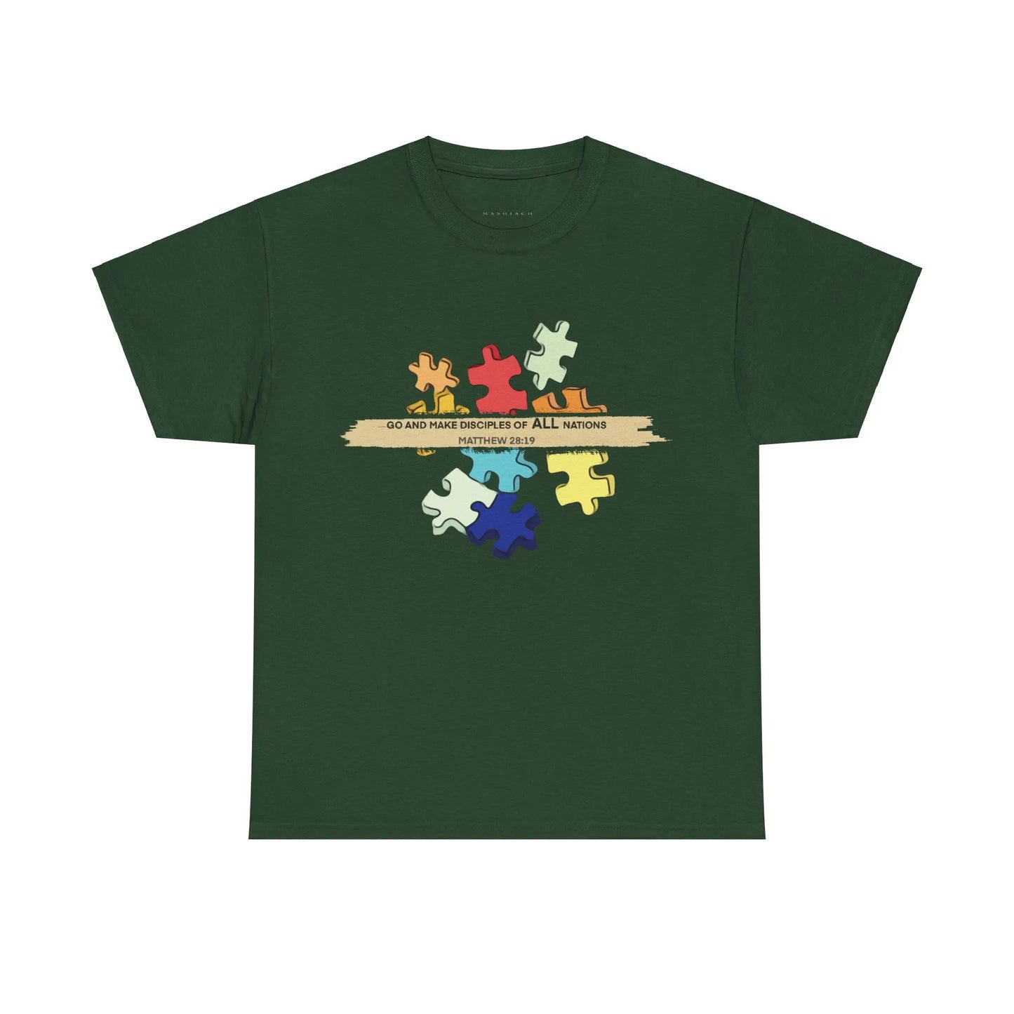 ALL NATIONS T-SHIRT | Forest Green Printify