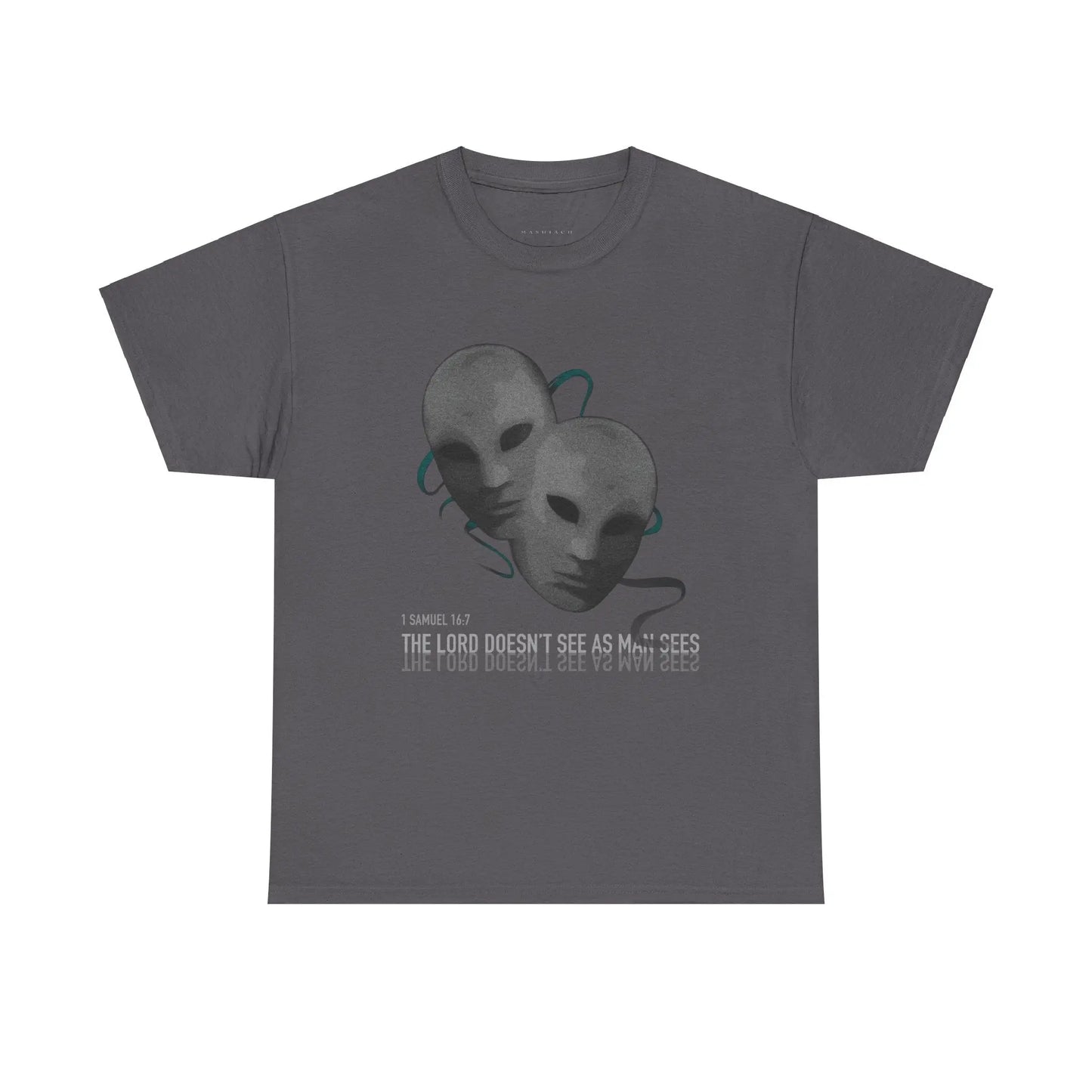 Mask T-shirt | Charcoal Printify