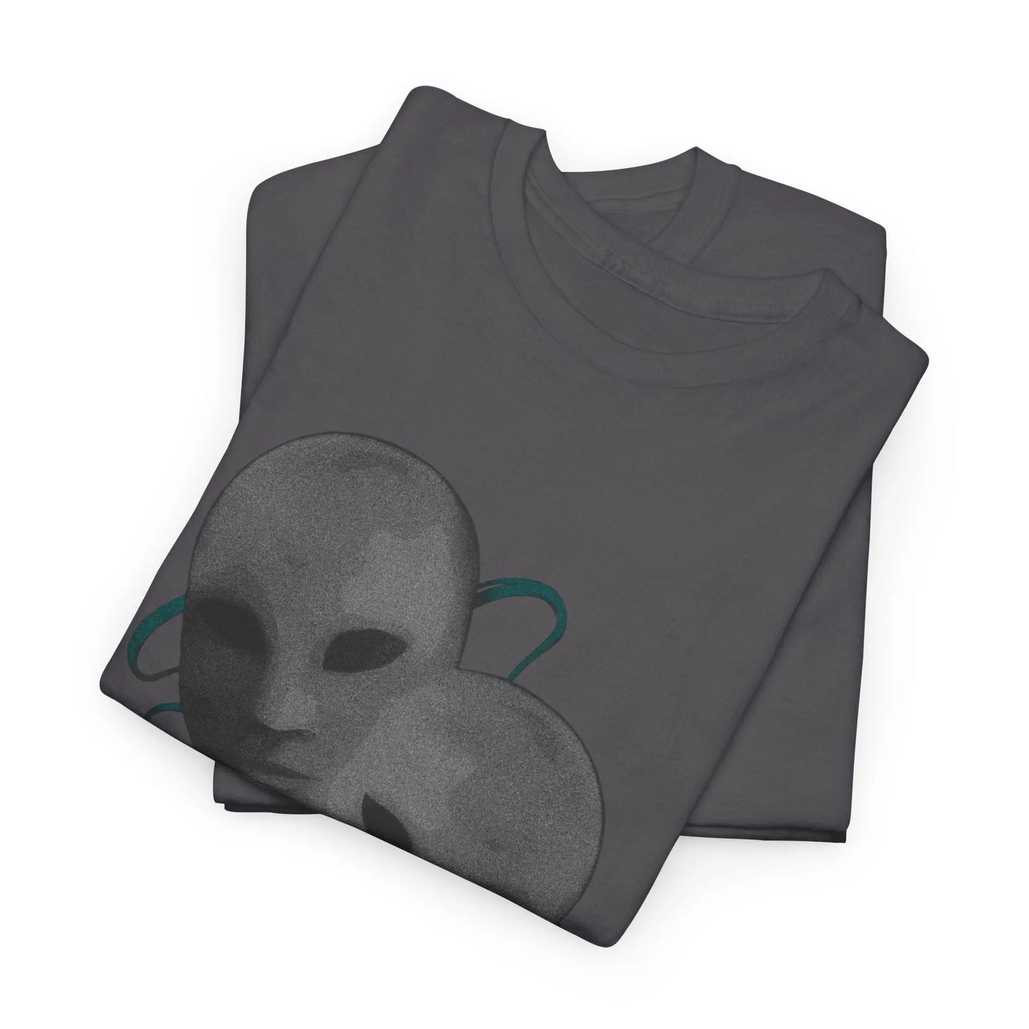 Mask T-shirt | Charcoal Printify