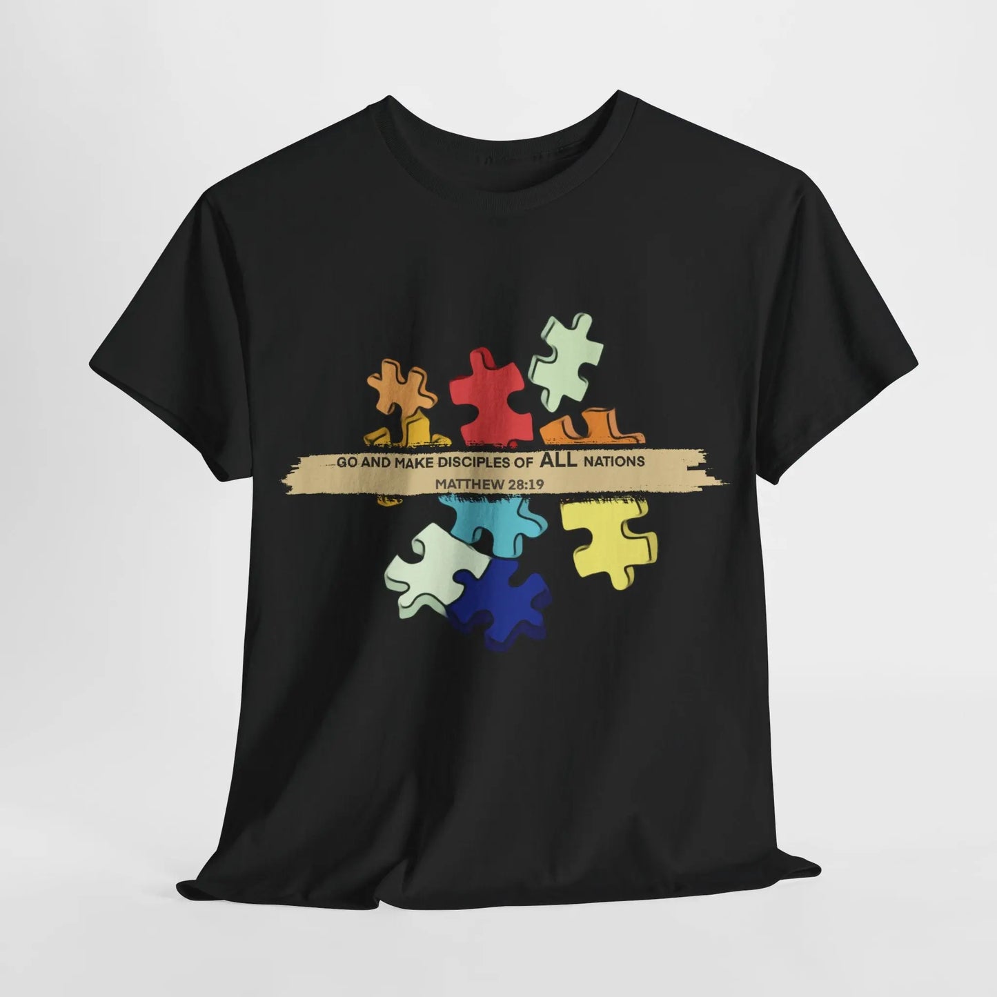 ALL NATIONS T-SHIRT | Black Printify