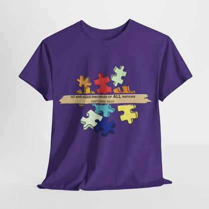 ALL NATIONS T-SHIRT | Lilac Printify
