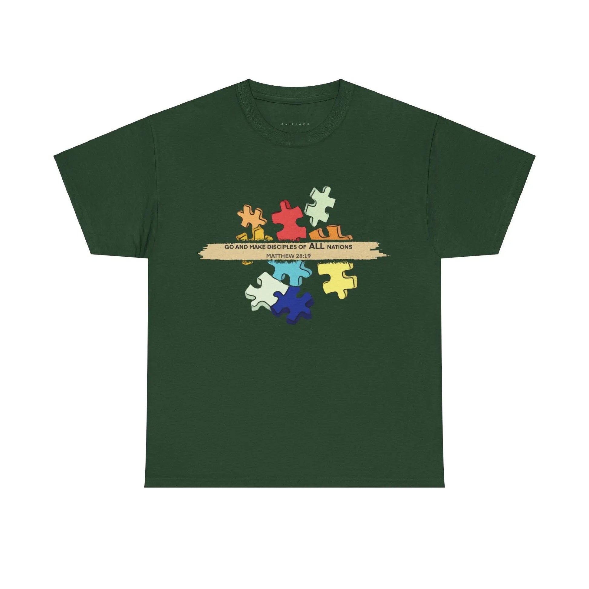 ALL NATIONS T-SHIRT | Forest Green Printify