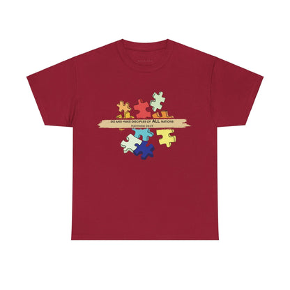 ALL NATIONS T-SHIRT | Cardinal Red Printify