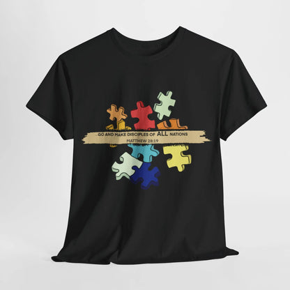 ALL NATIONS T-SHIRT | Black Printify